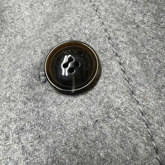 Kate Spade NWOT Gray Belted Notch Collar Coat Trench Size S Wool Blend Overcoat - Picture 7 of 12